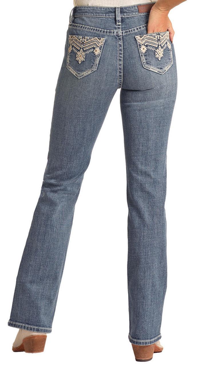 The Dry State Blue High Rise Bootcut Jeans