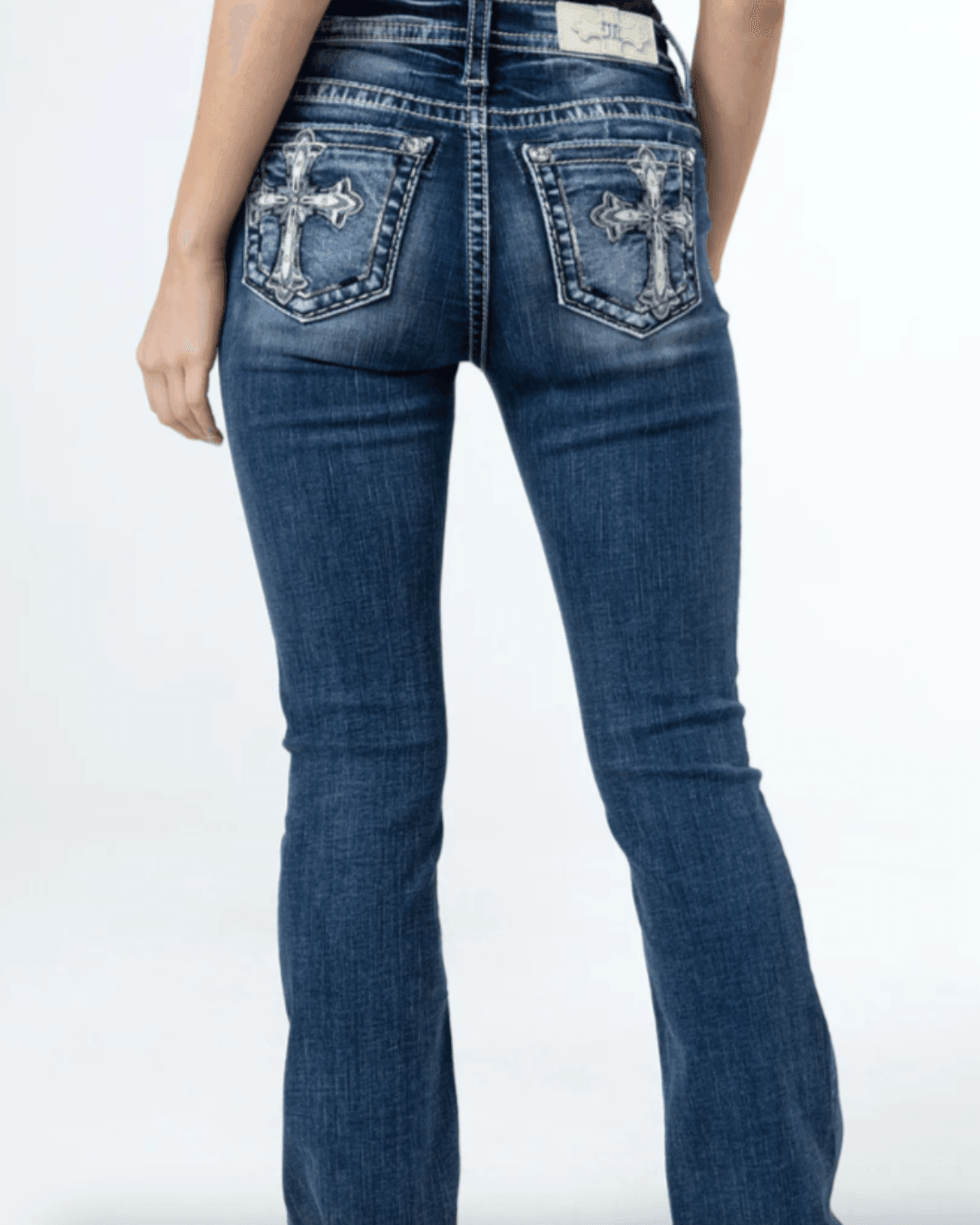 Miss Me hotsell Rhinestone Mid-Rise Bootcut Jeans