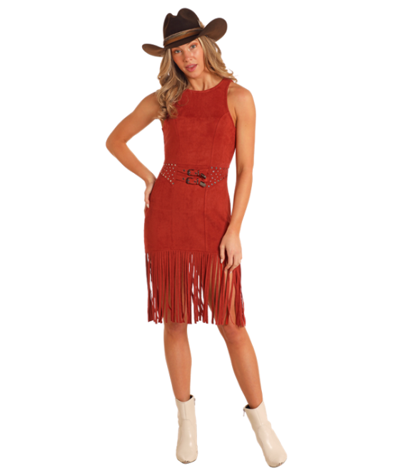 Western women Outfits. Women Red and black Fringe One Shoulder Long Sleeve Mini Dress, Boho Chic sold Dress. Cowgirl Rodeo fits