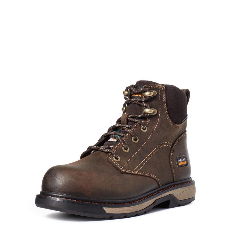 Ariat 6 Treadfast Steel Toe Waterproof Boots, Women's Dark Brown