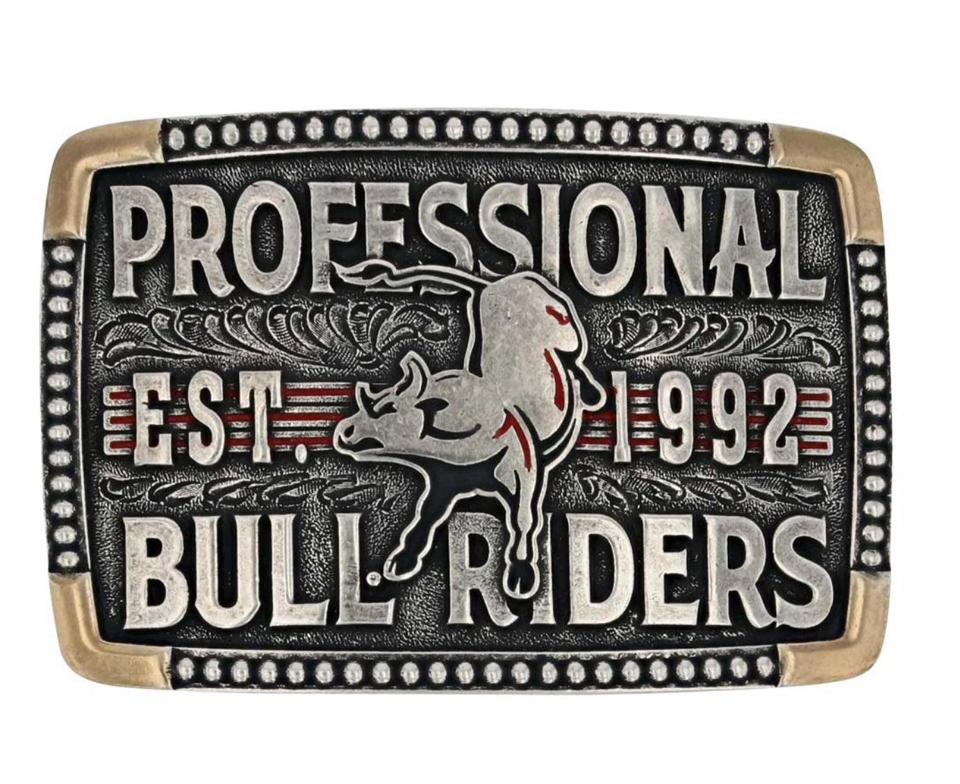 Montana Silversmiths Attitude Oval Rodeo Time Buckle - Antique