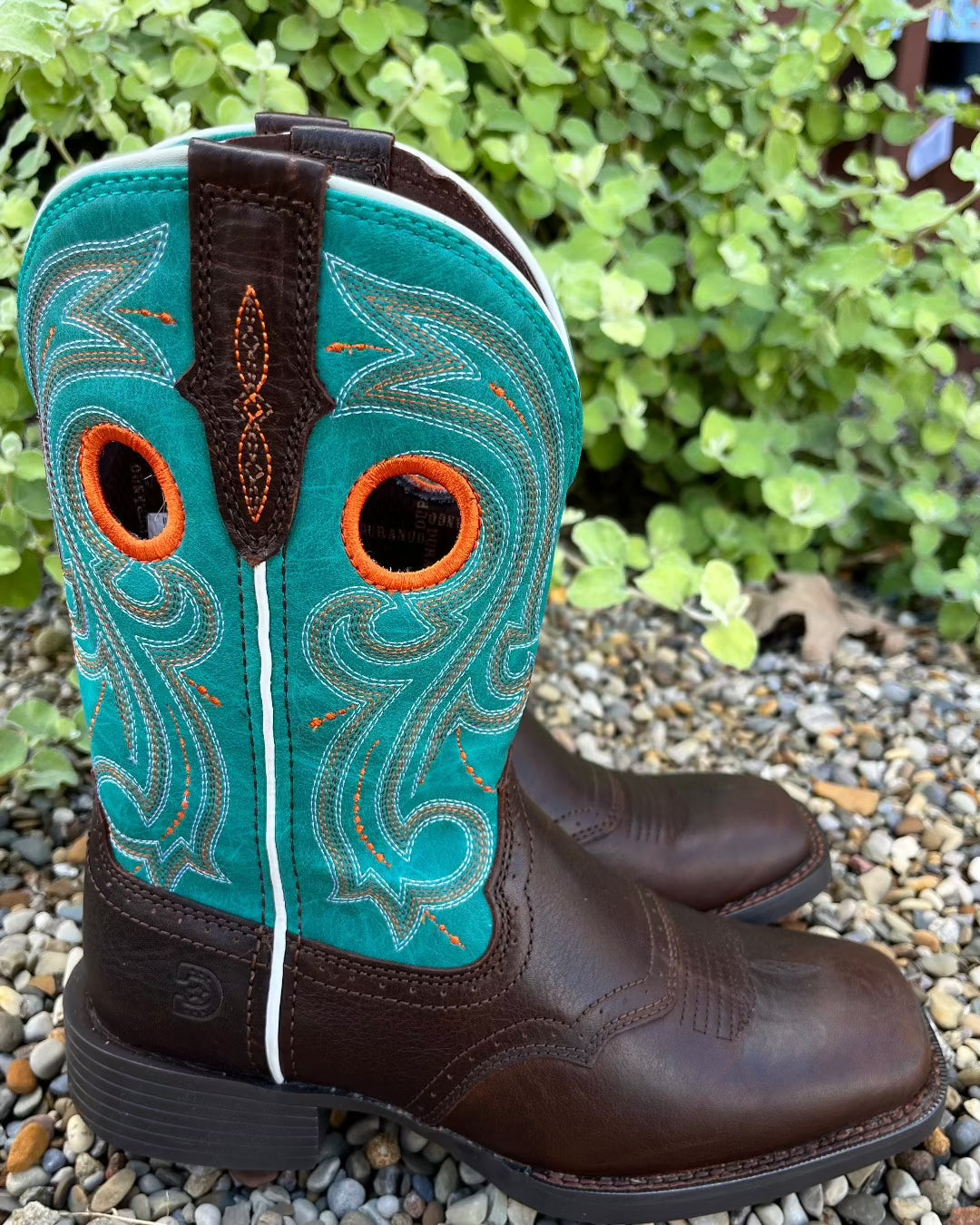 Durango Women Westward Hickory Turquoise Western Cowgirl Boot DRD0446