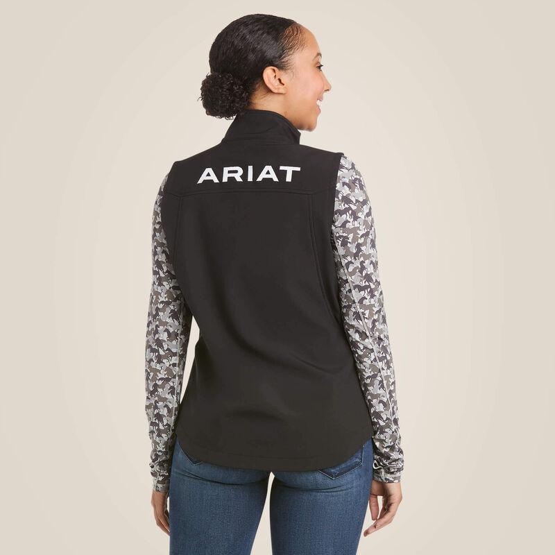 Ariat Women s Black New Team Softshell Vest 10020762 Painted Cowgirl Western Store