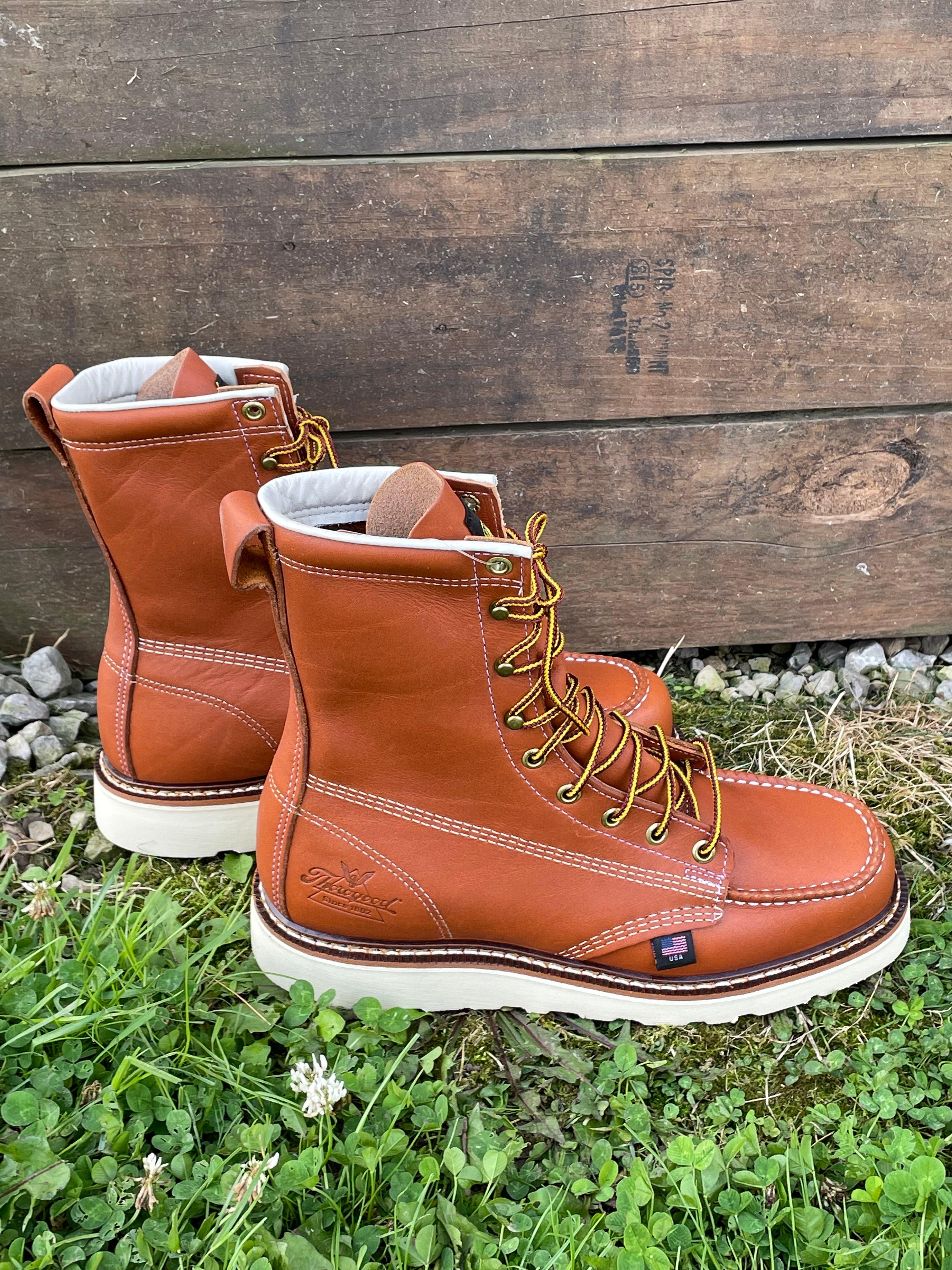 Thorogood tobacco moc sales toe