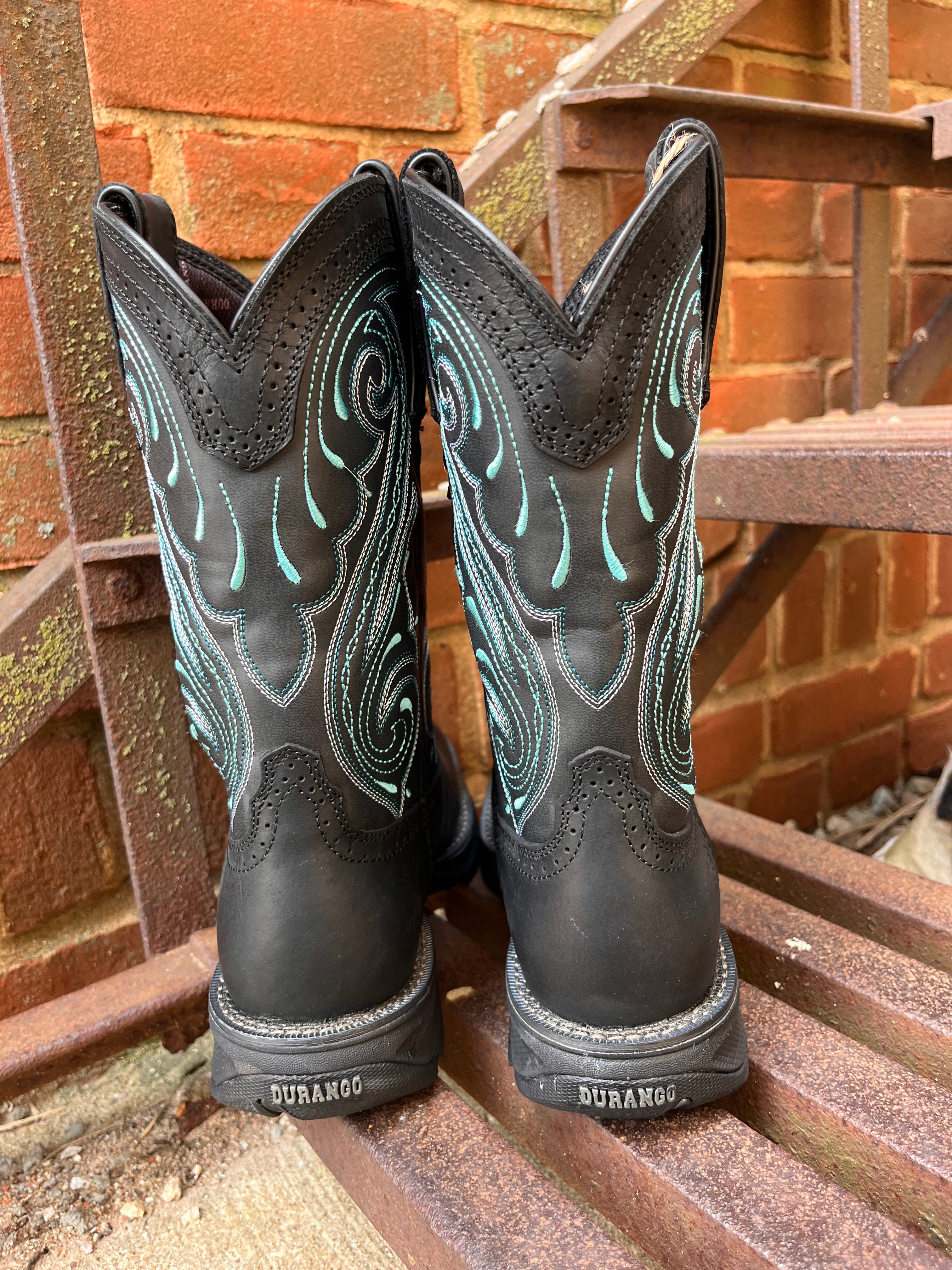 Durango Women Black Western Midnight Sky Cowgirl Boot DRD0462