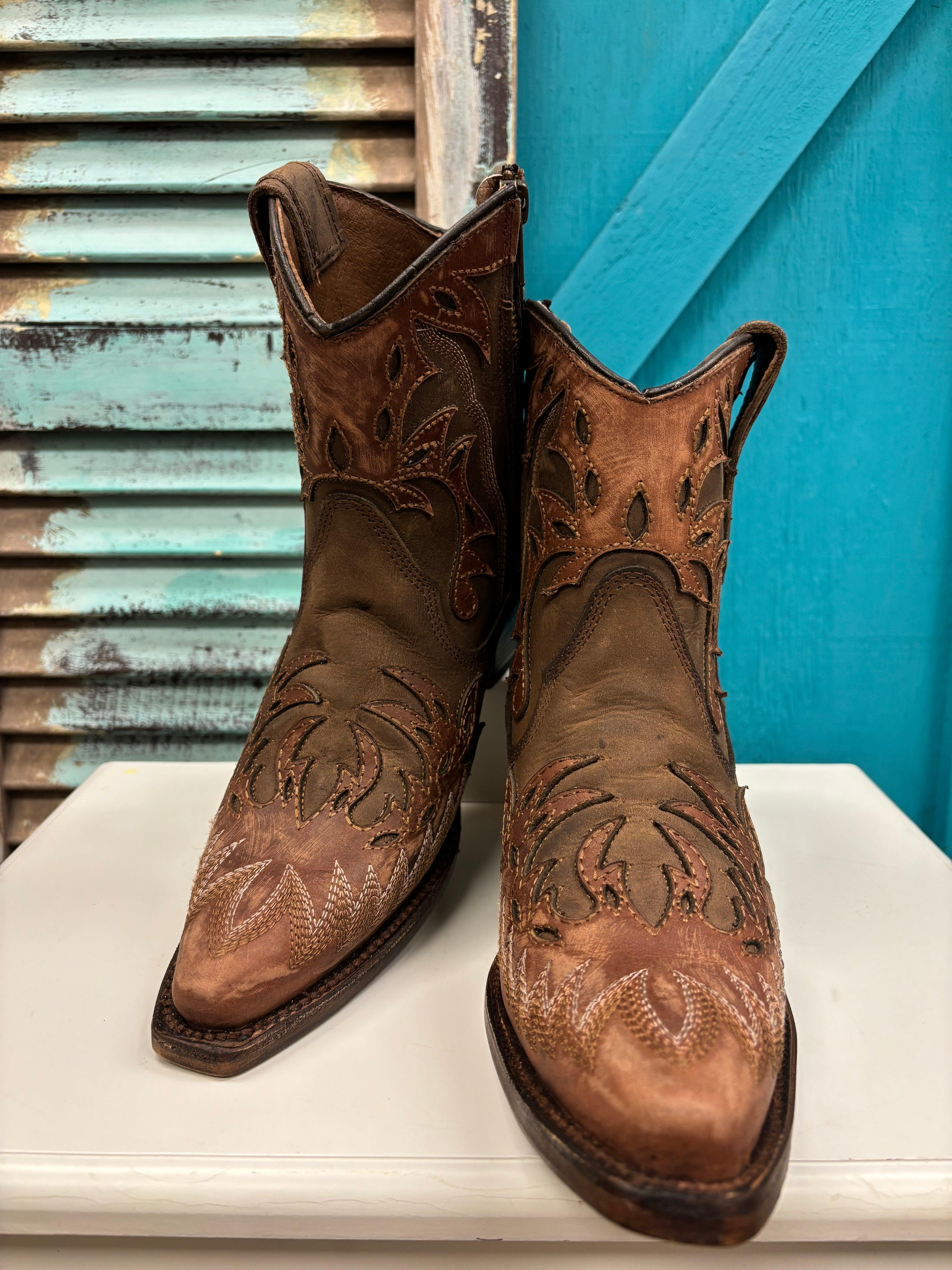 Circle g by corral embroidered cowboy boot online