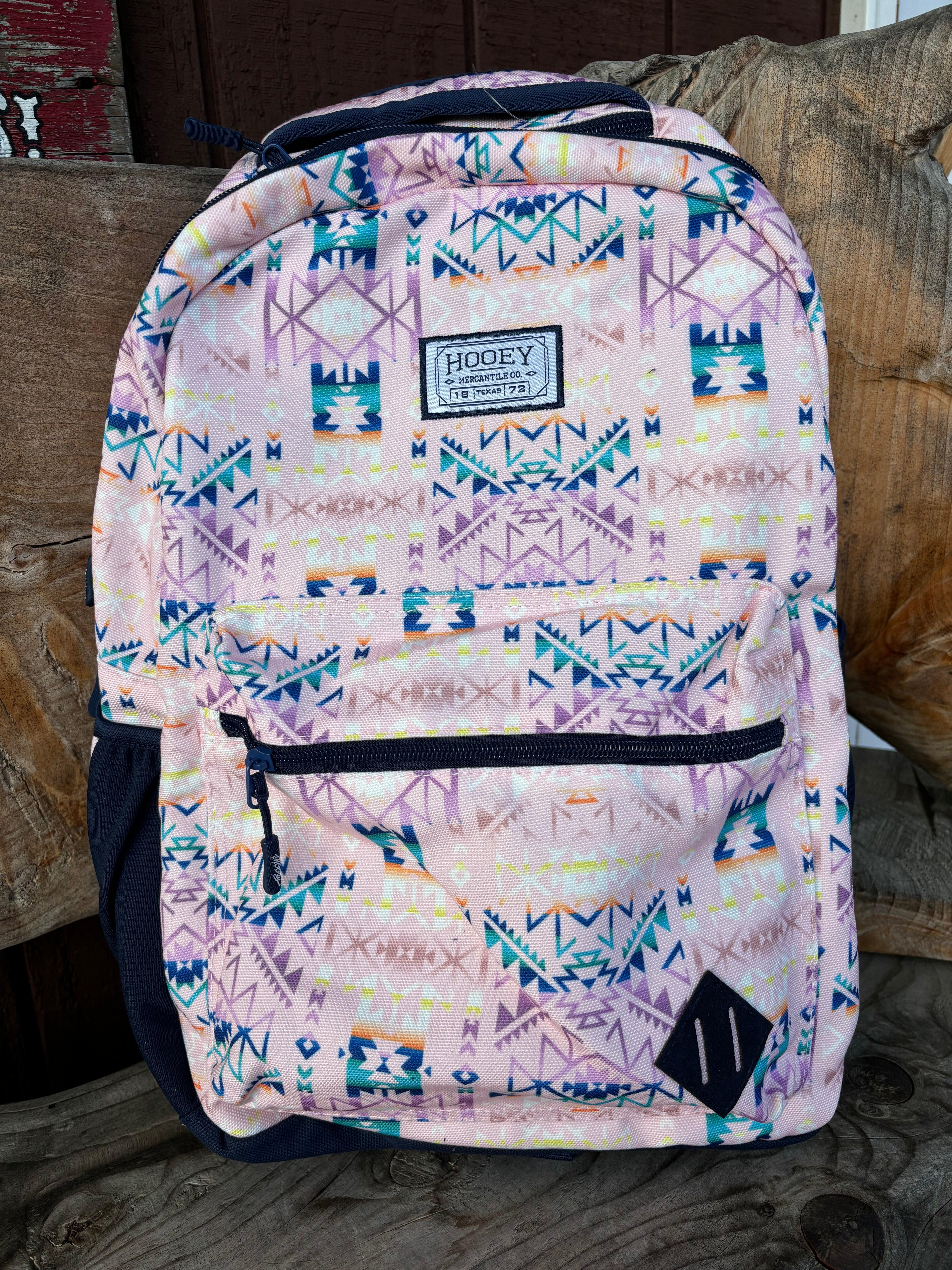 Navy and pink backpack best sale