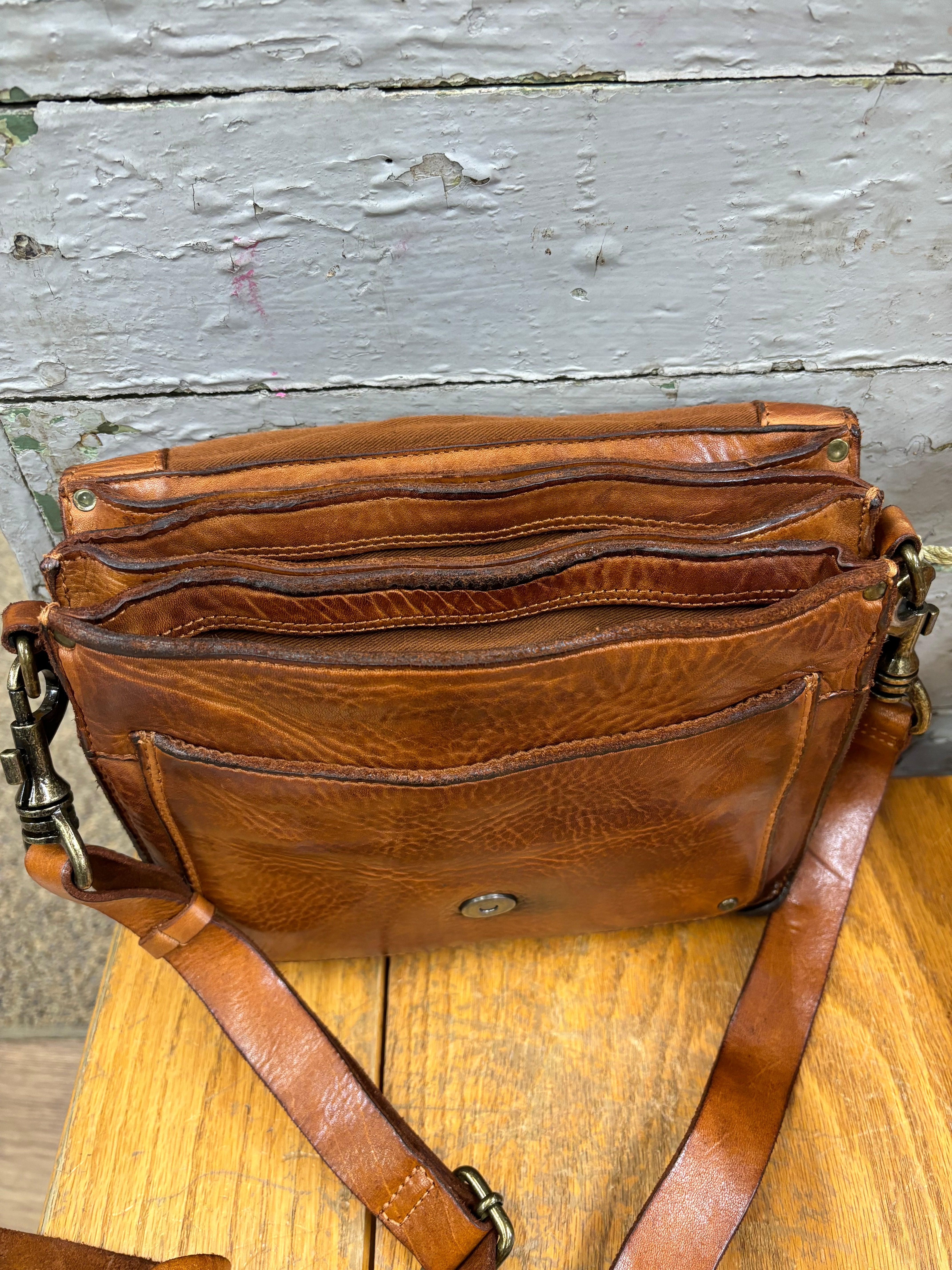 Western leather crossbody purse sales