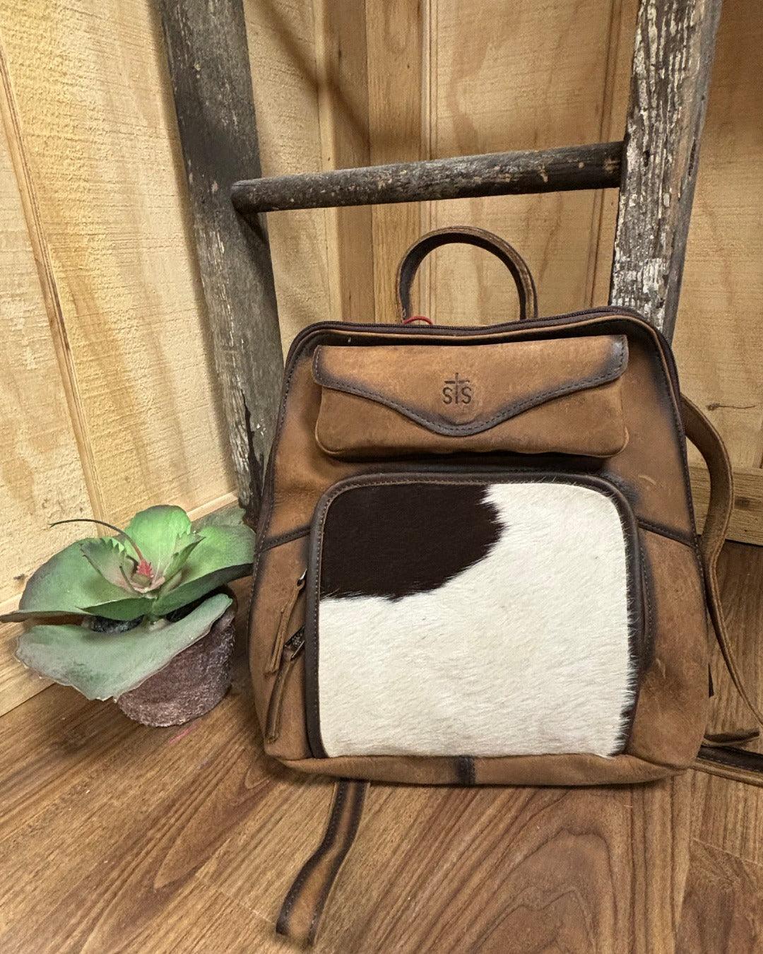 Cowhide Backpack hotsell Hair On