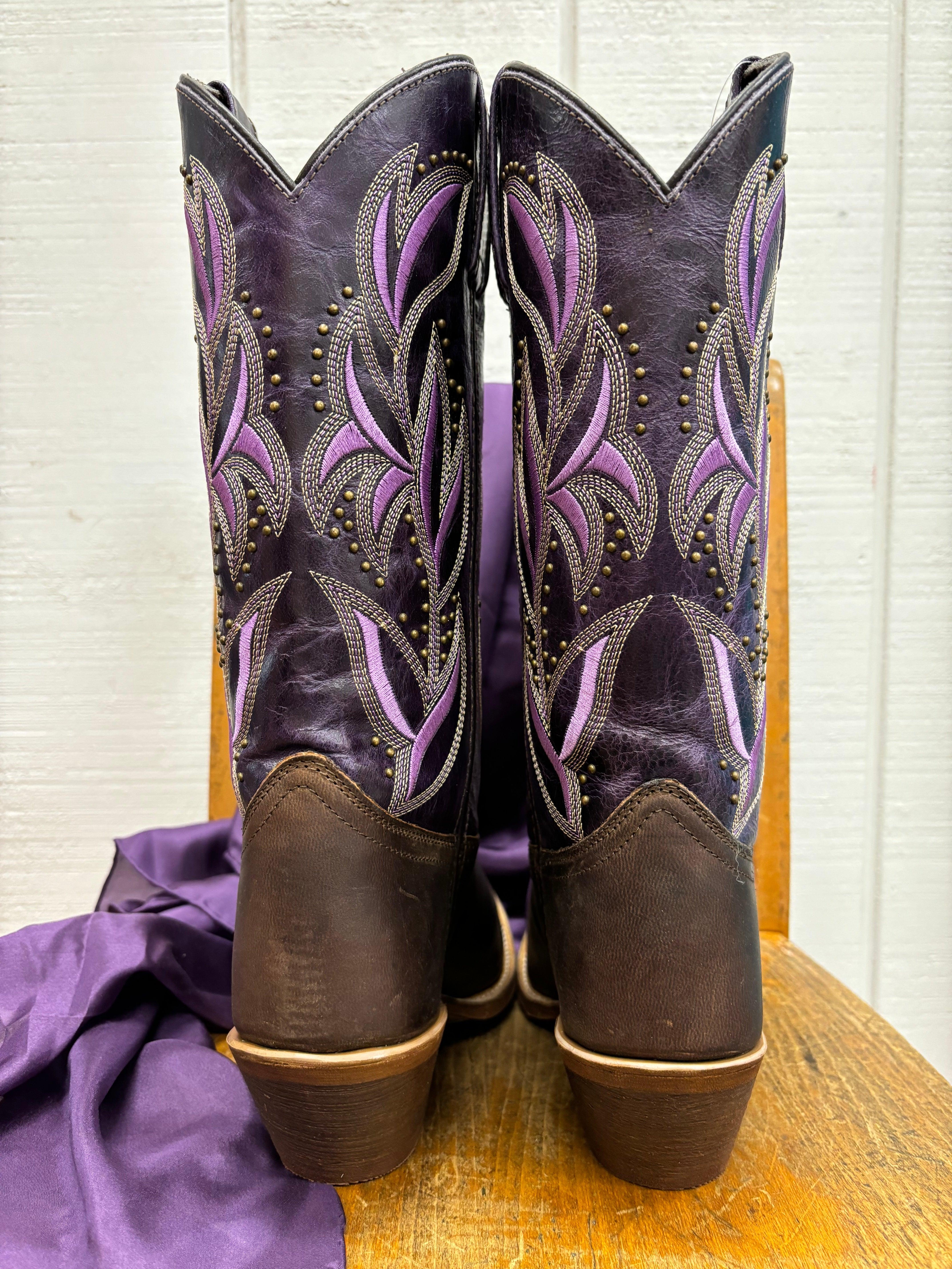 Lavender fashion cowgirl boots