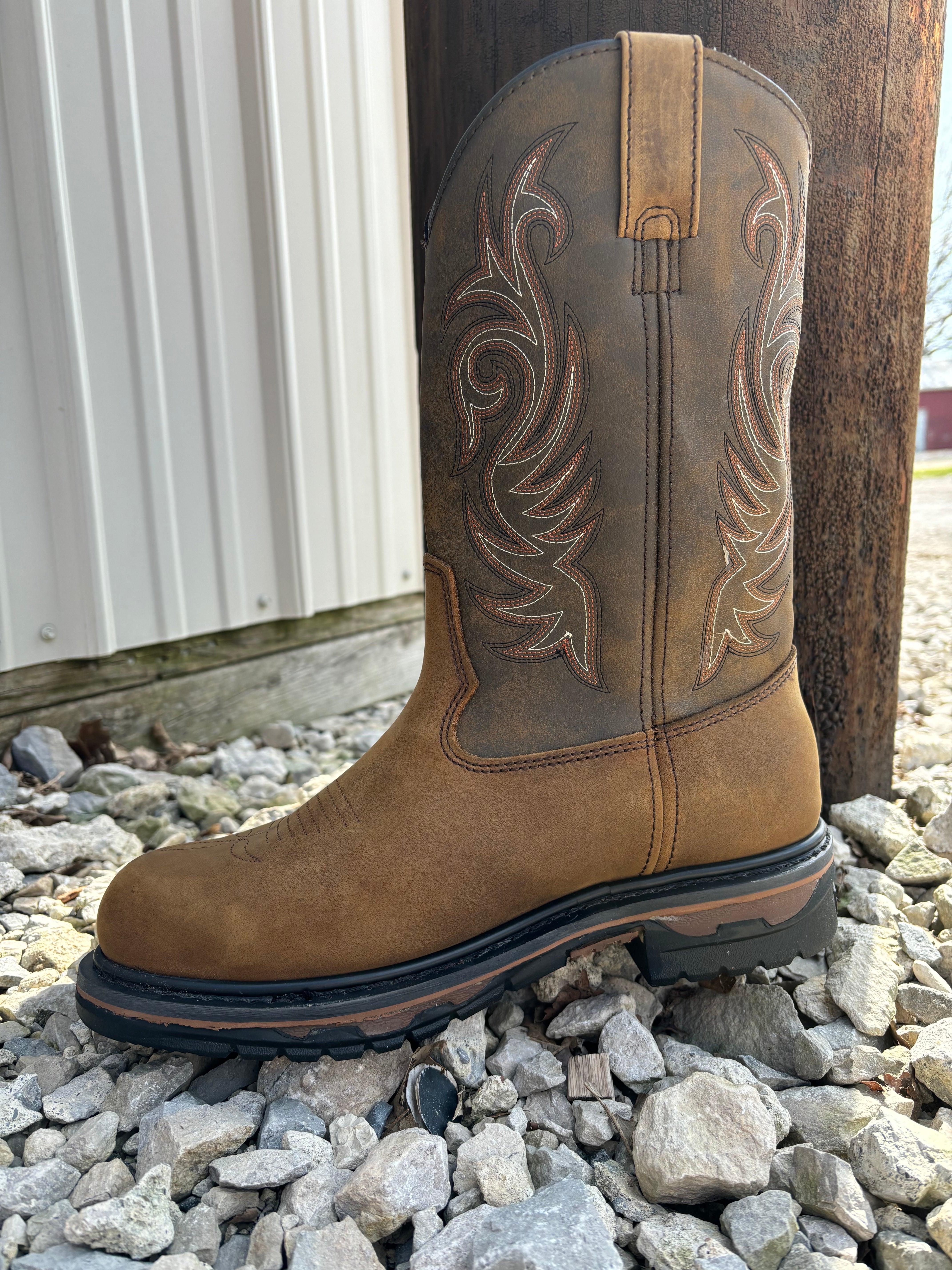 Laredo Men s Hammer Waterproof Round Toe Work Cowboy Boot 68112 Painted Cowgirl Western Store