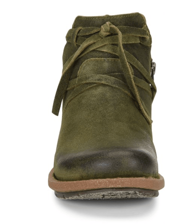 Born Women s Tarkiln Olive Natural Bootie F59129 6.5M