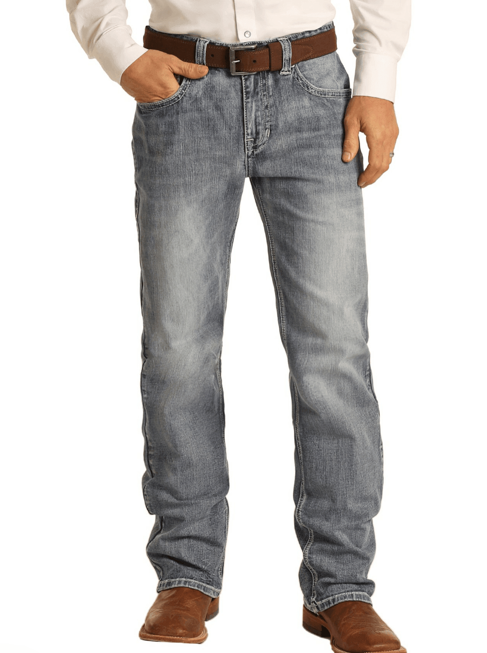 34 x outlets 30 ~ Tag: 33x 30 ~ Rock & Roll Cowboy Double Barrel Straight Relaxed Jeans