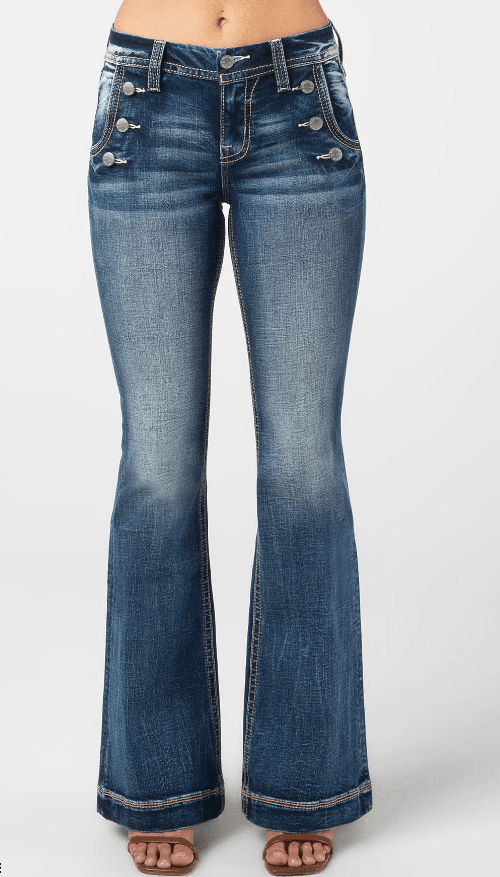 Miss Me 2024 High-Rise Girlfriend Jeans