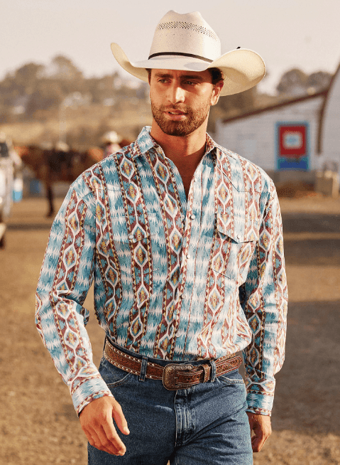 Wrangler snap fashion shirts