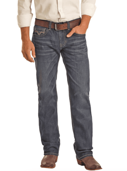 Tapered boot cut jeans for hotsell men