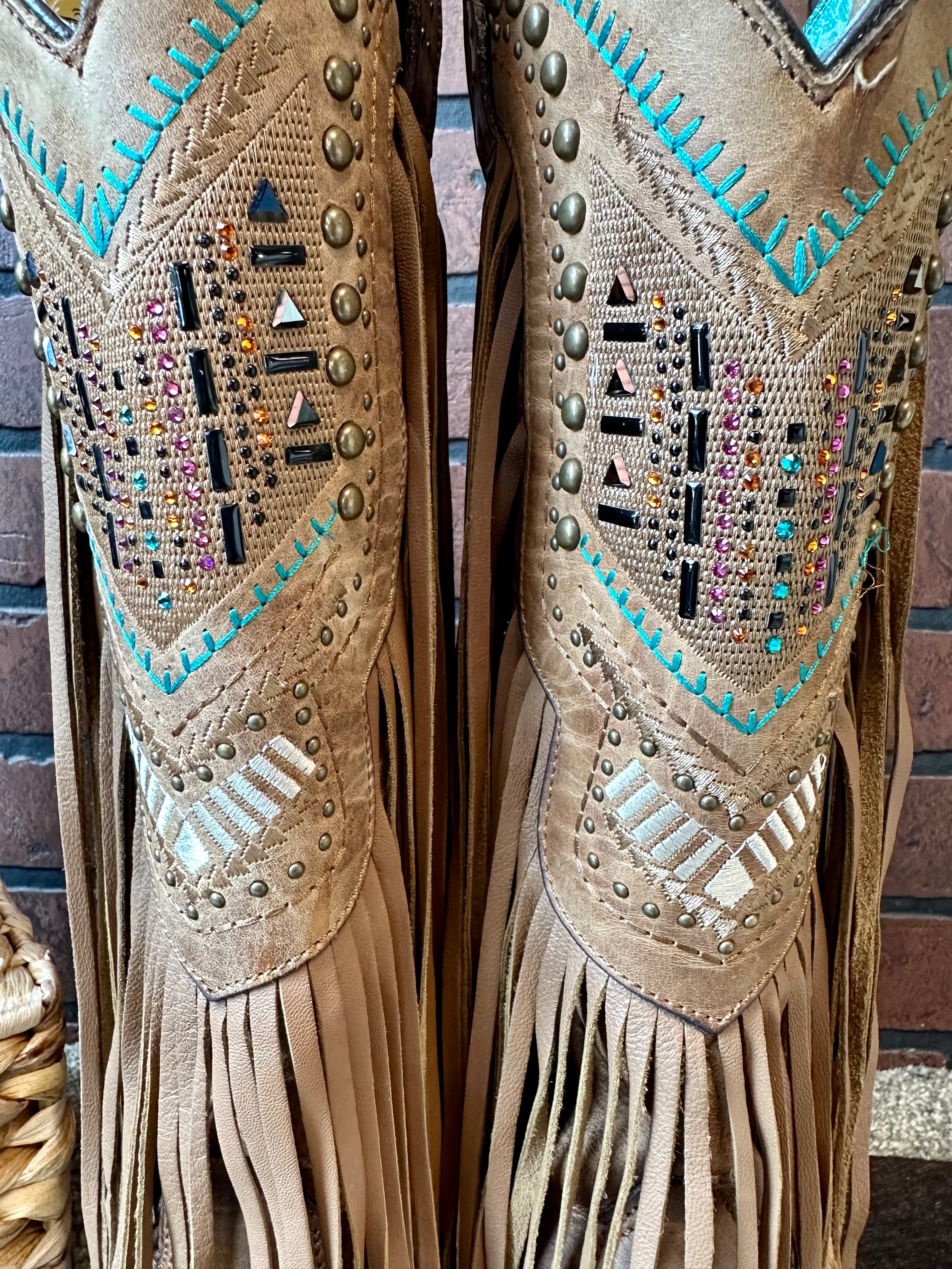 corral boots with swarovski crystals