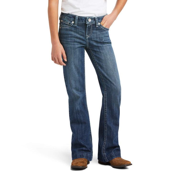 Stetson Western Jeans Womens Trouser Wide Hem Blue 11-054-0214-0803 BU |  eBay