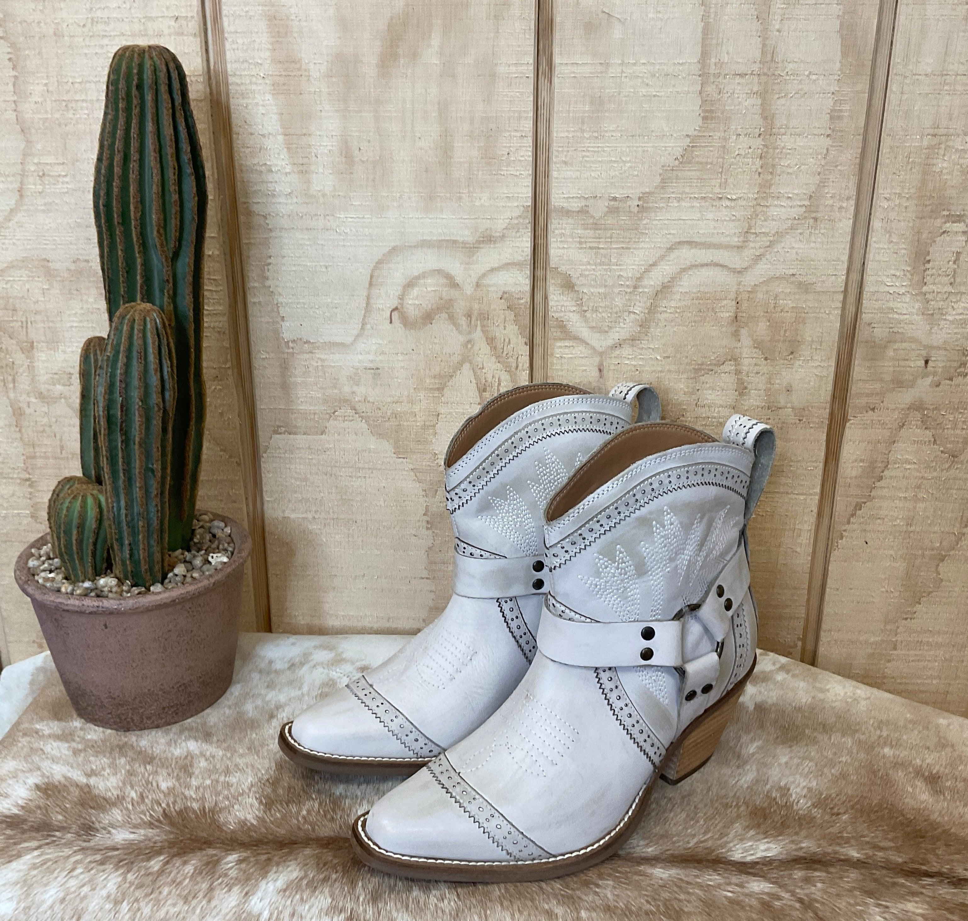 Off white cheap western boots