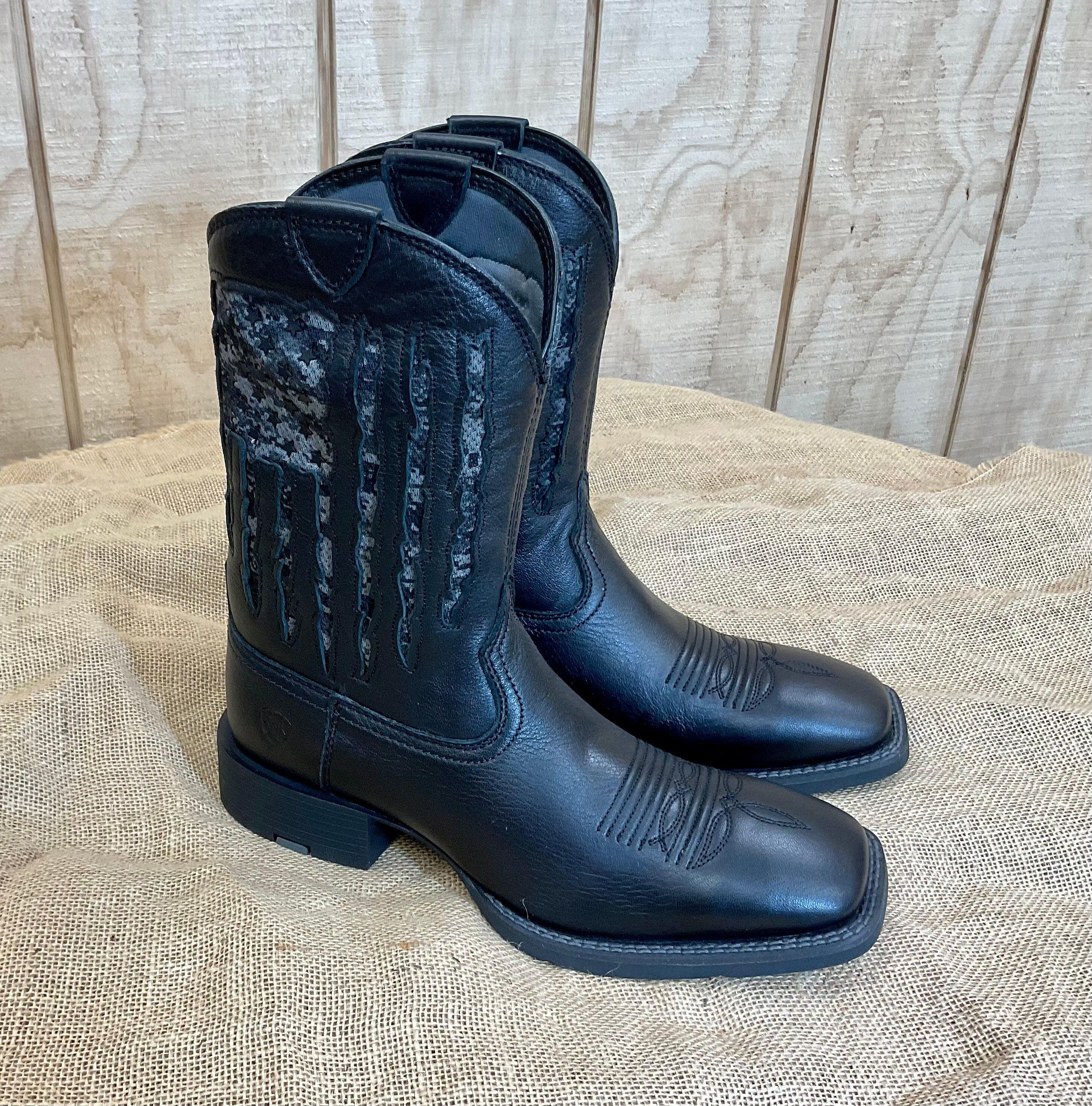 Black ariat clearance boots for men