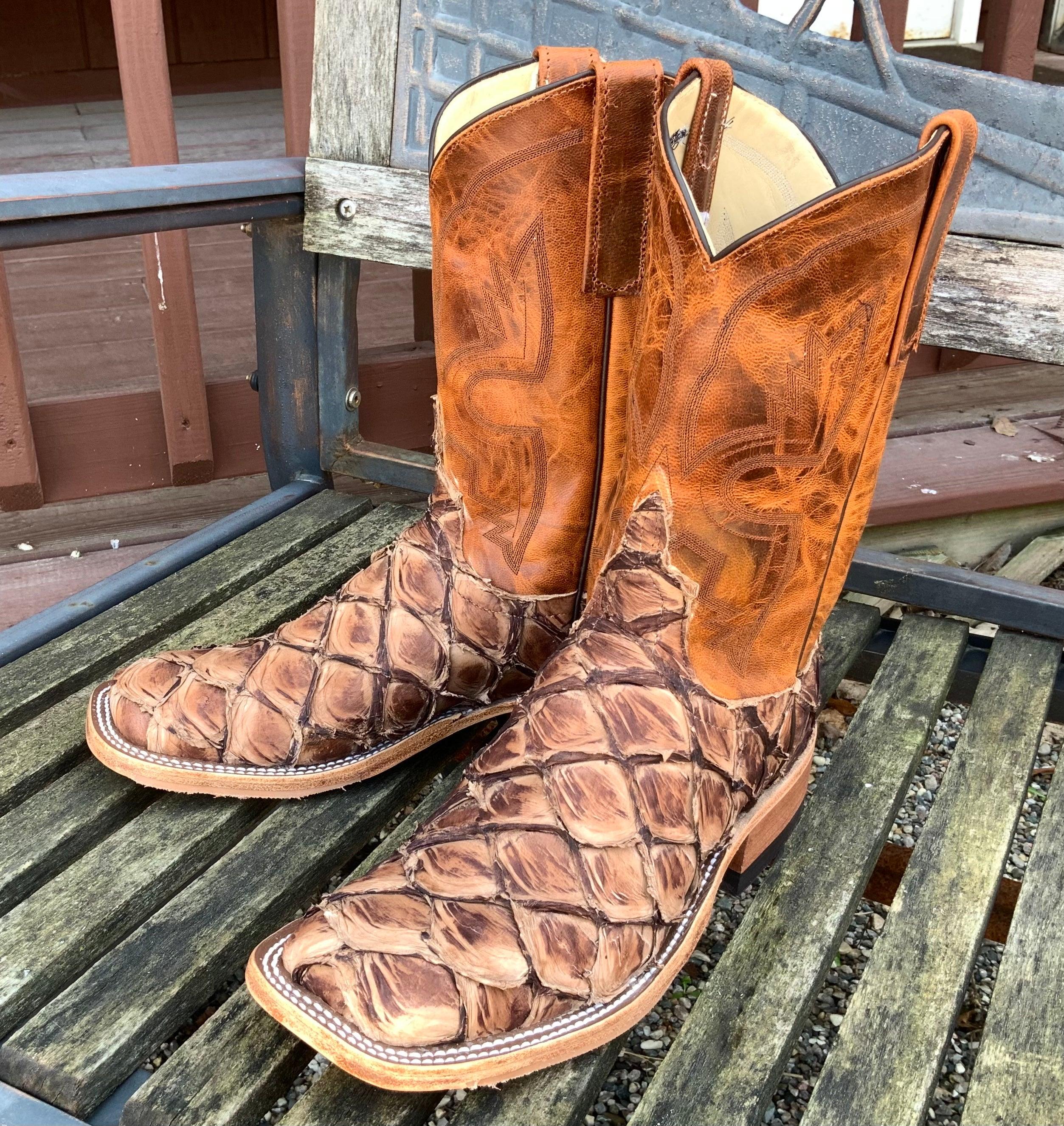 Bass skin hot sale cowboy boots