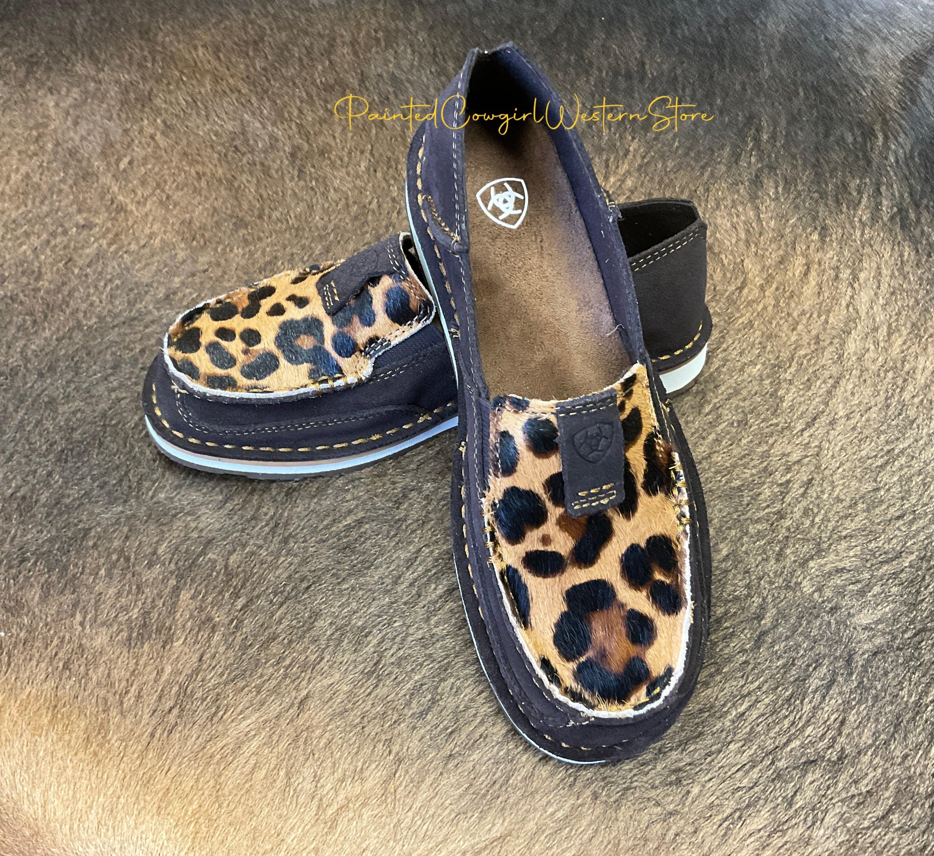 Ariat women's leopard sales print cruiser shoes