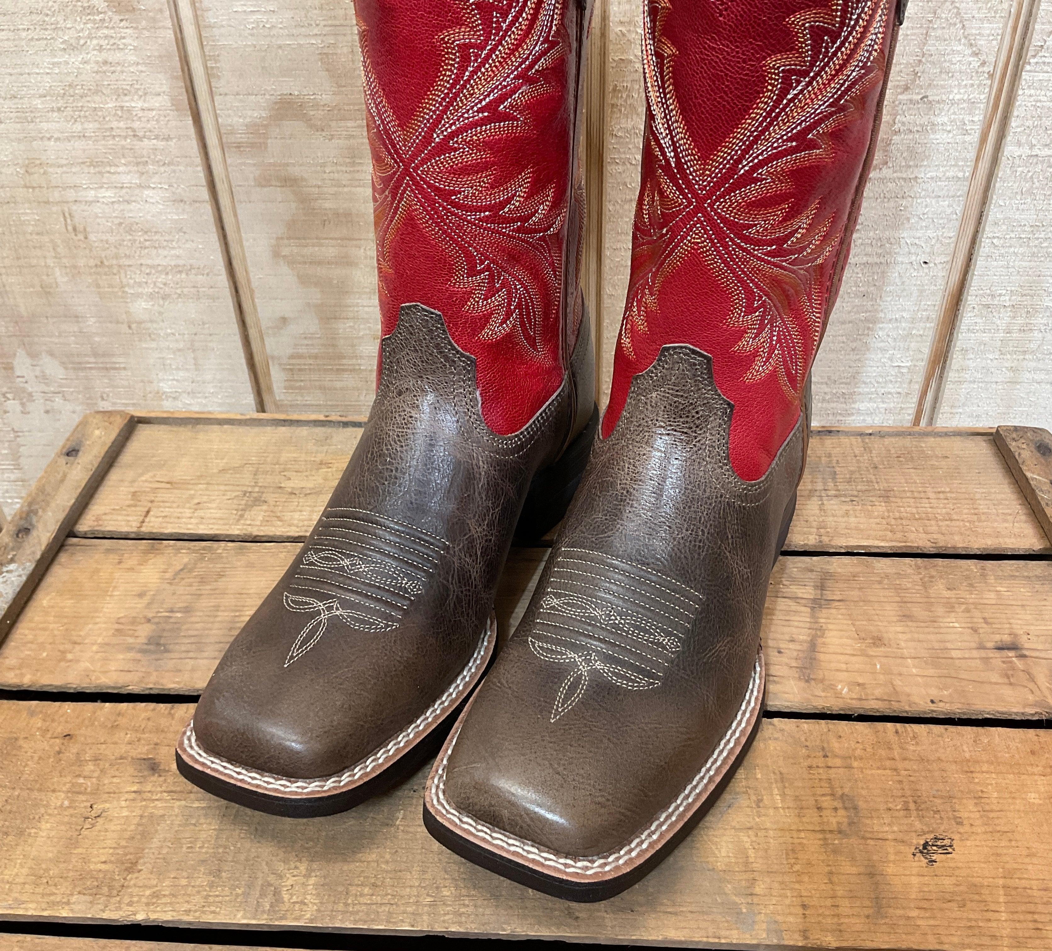 Ariat 2024 boots red