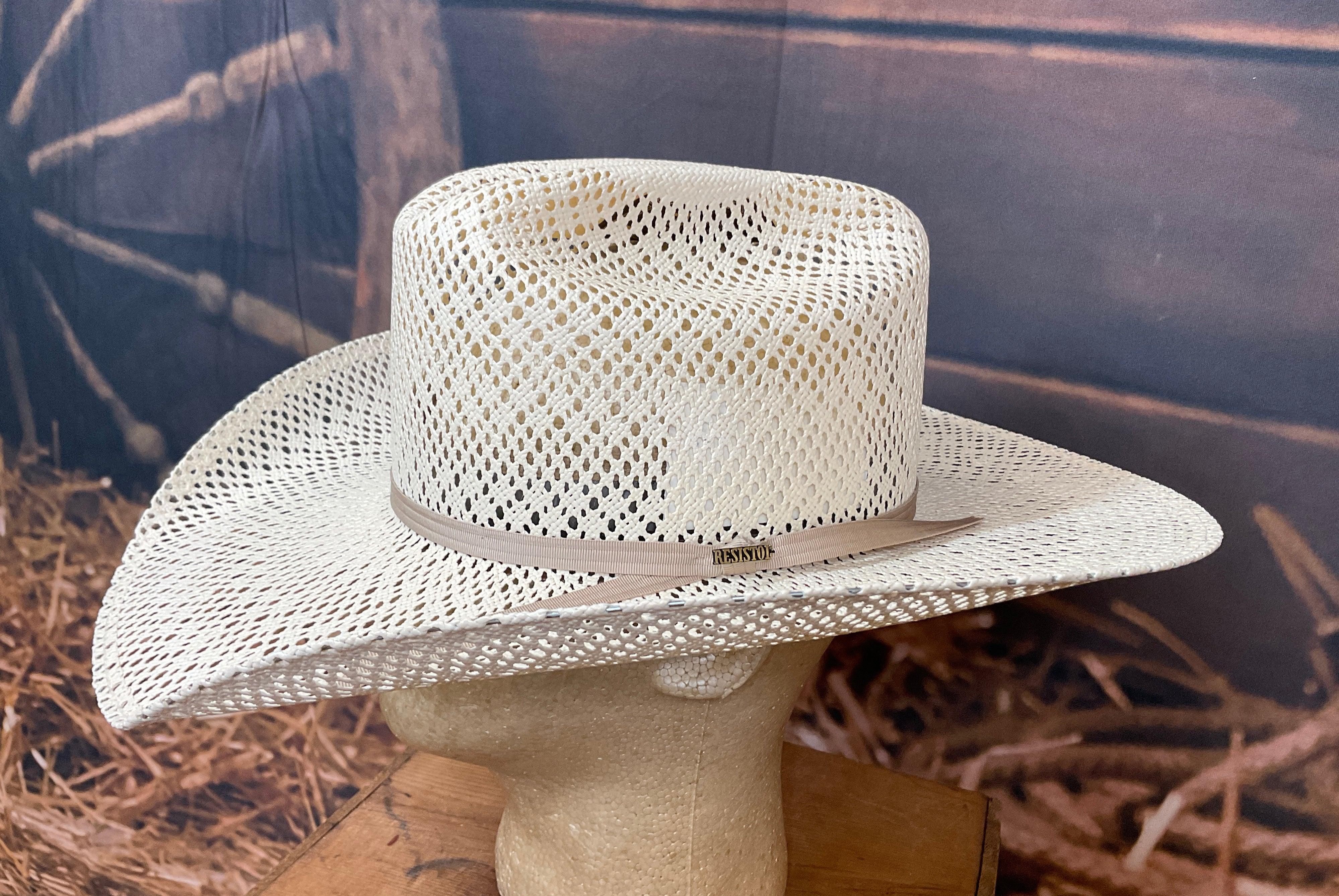 Resistol straw store hats