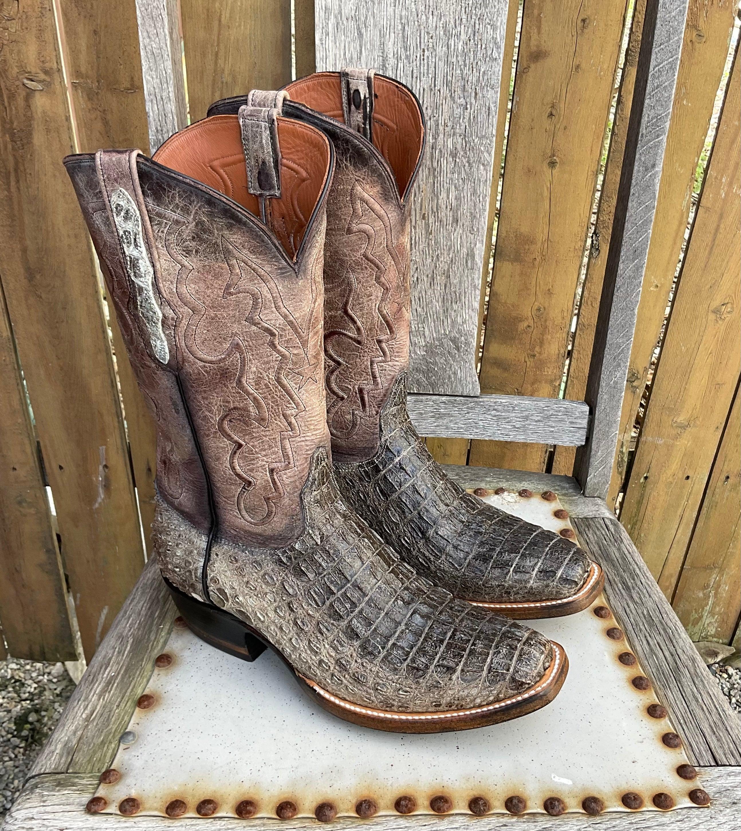 Hornback clearance caiman boots