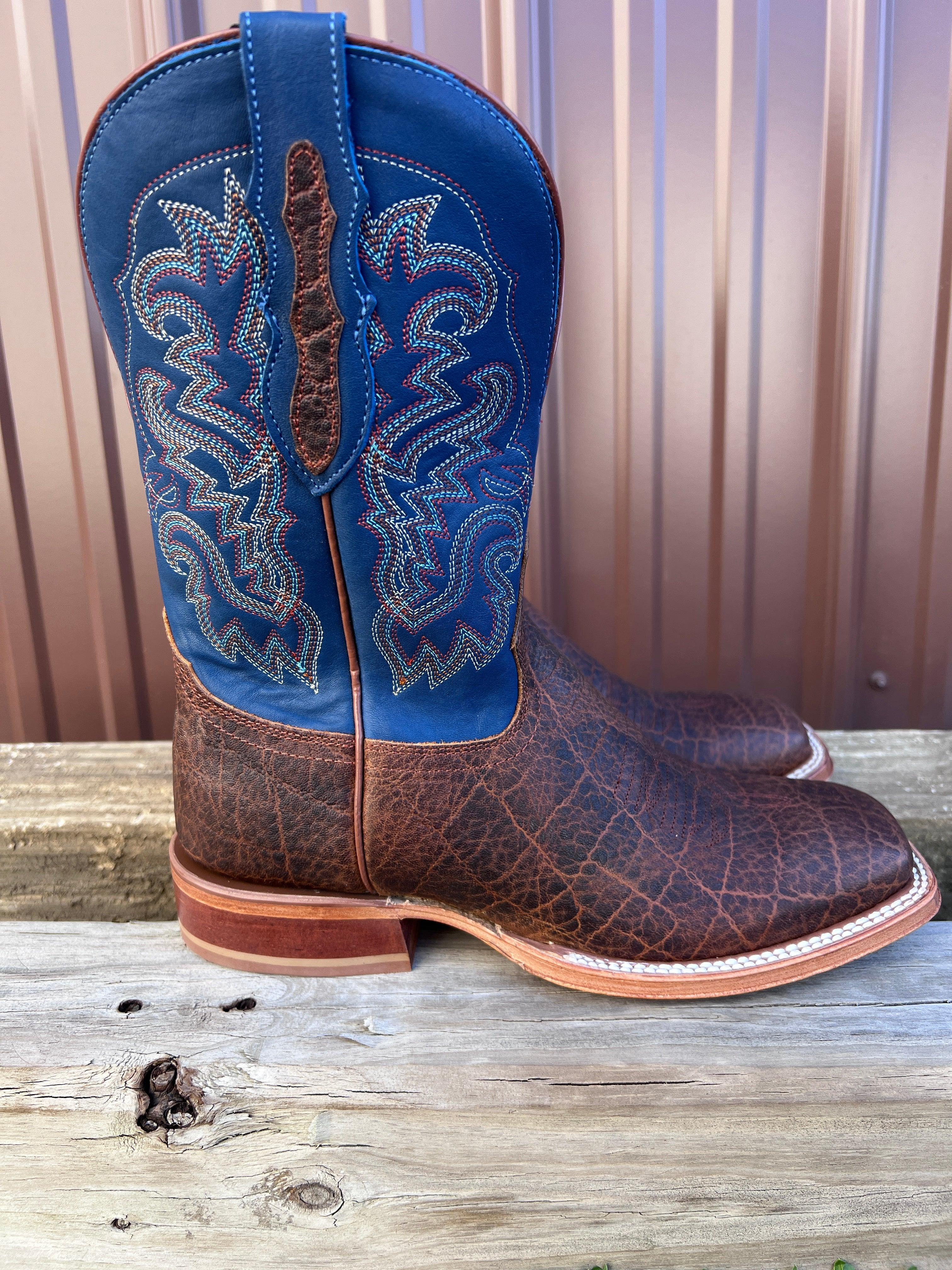 Tony lama clearance blue boots