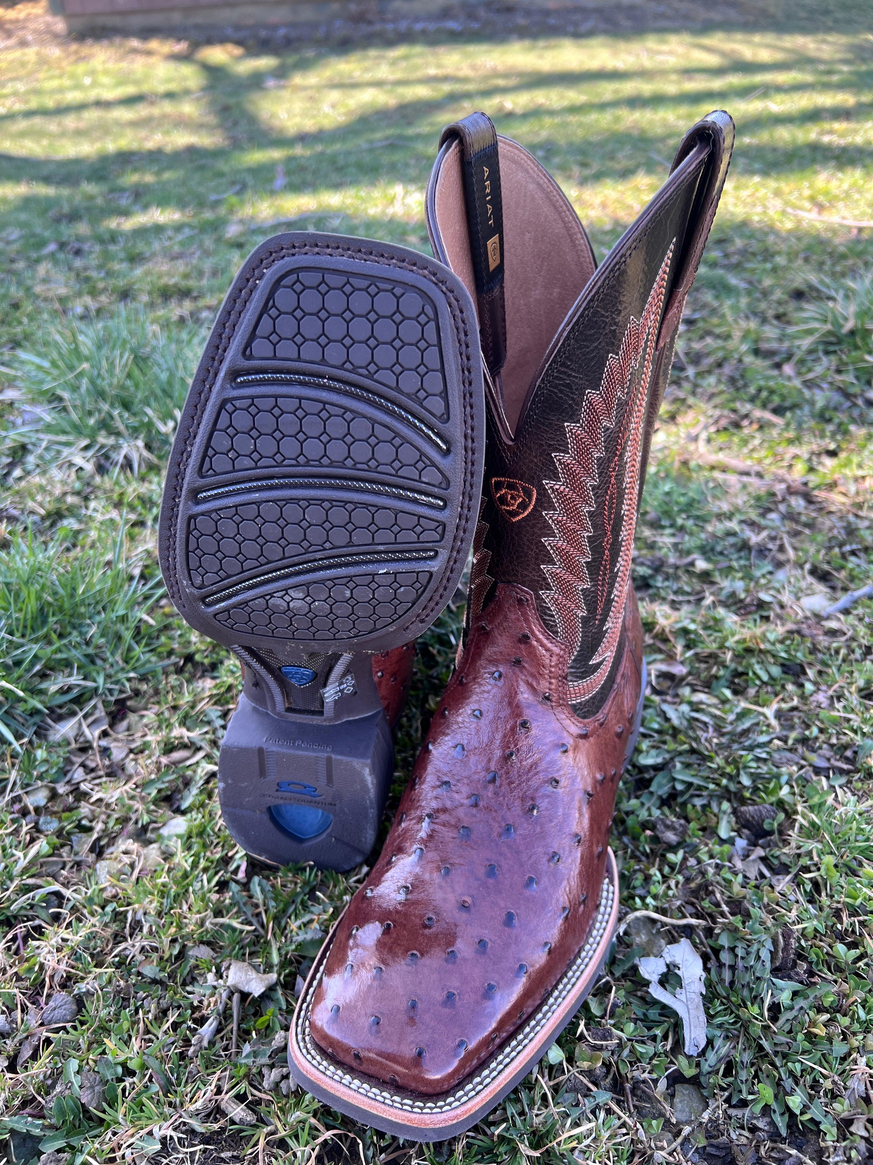 Ariat hot sale ostrich boots