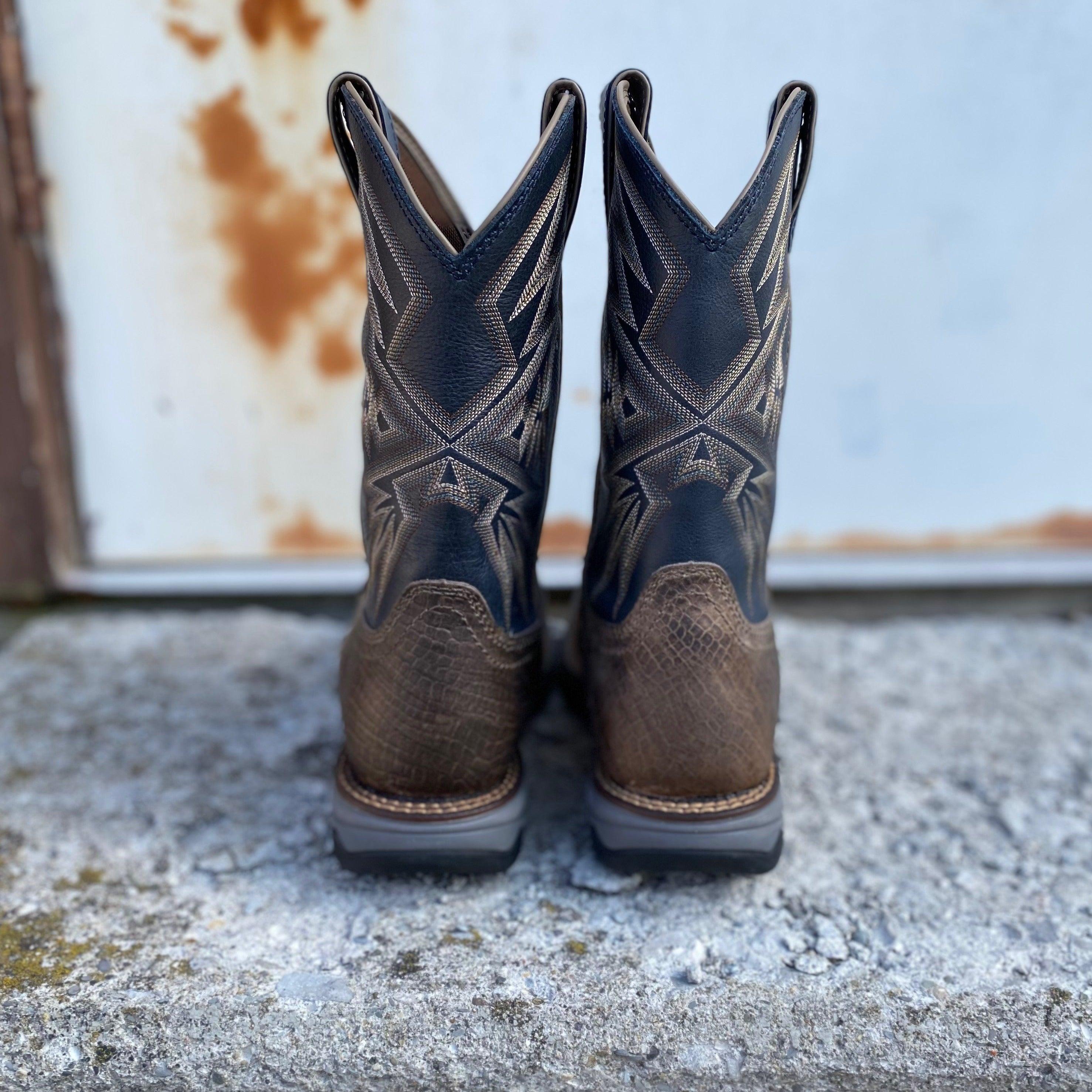 Tony lama steel shop toe cowboy boots