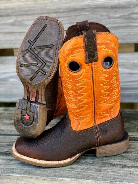 Durango Men's Rebel Pro Bay Brown & Monarch Square Toe Cowboy Boots DD