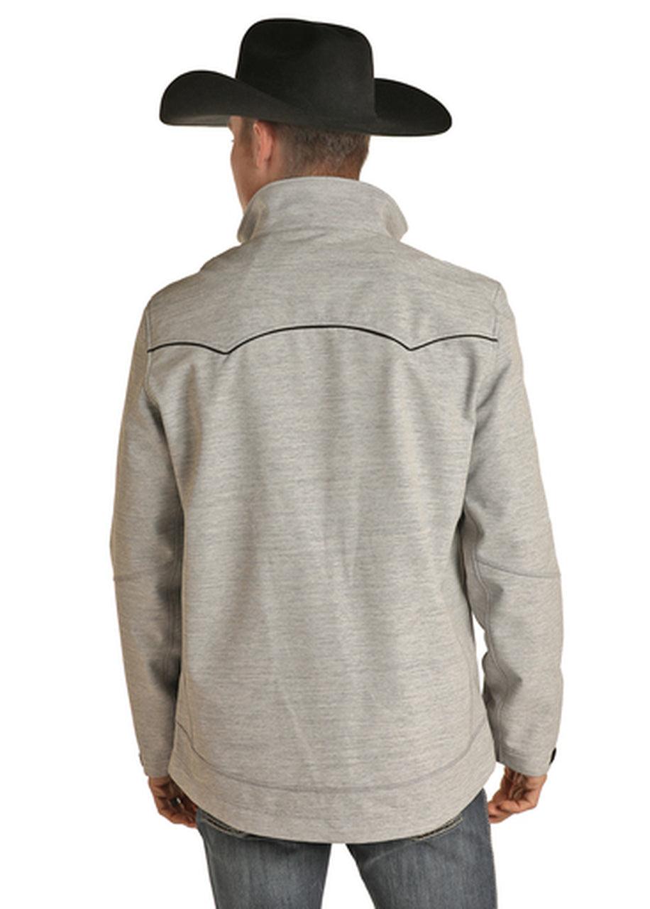 Powder River Men's Grey Melange Rodeo Jacket 92-1059